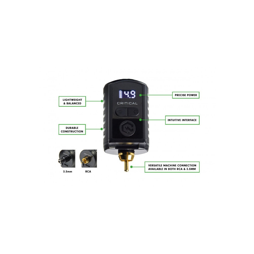 Critical Baterija (išsirinkite RCA arba 3.5mm audio jungtį) - Image 3