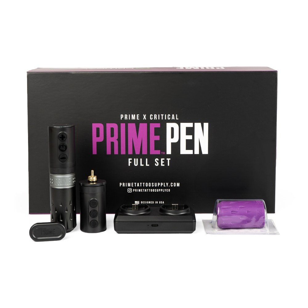 Critical Prime Pen Tatuiruočių Mašinėlė - Pilnas Rinkinys